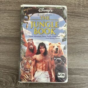 The Jungle Book (VHS 1995) Disney Live Action Rudyard Kipling Vintage